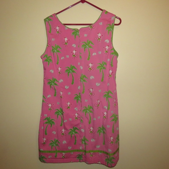 Tropico Palm Tree/Monkey Dress XL - Picture 7 of 7